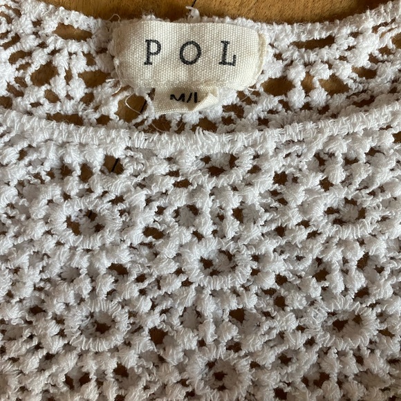 POL white sweater. Size m/l - Picture 4 of 5